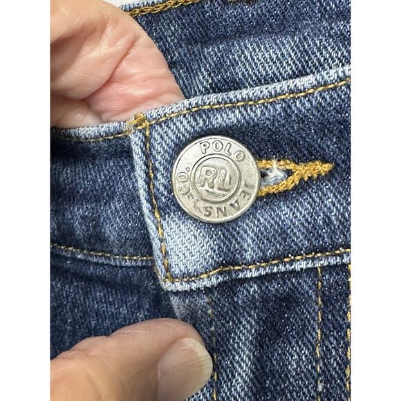 Ralph Lauren Polo Jeans Bootcut Women Sz 11/12 Mid Rise Medium Wash Classic - Picture 6 of 16